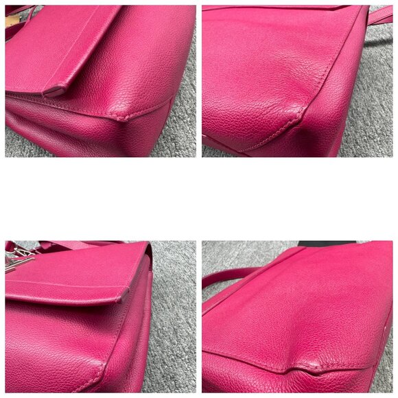 Louis Vuitton Lockme Pink Leather Satchel 899-021025 - Picture 8 of 14
